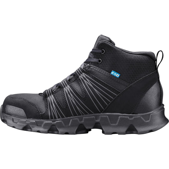 Timberland PRO Men's Powertrain Alloy Toe  Mid Work Boot - TB1A11QF001  - Overlook Boots