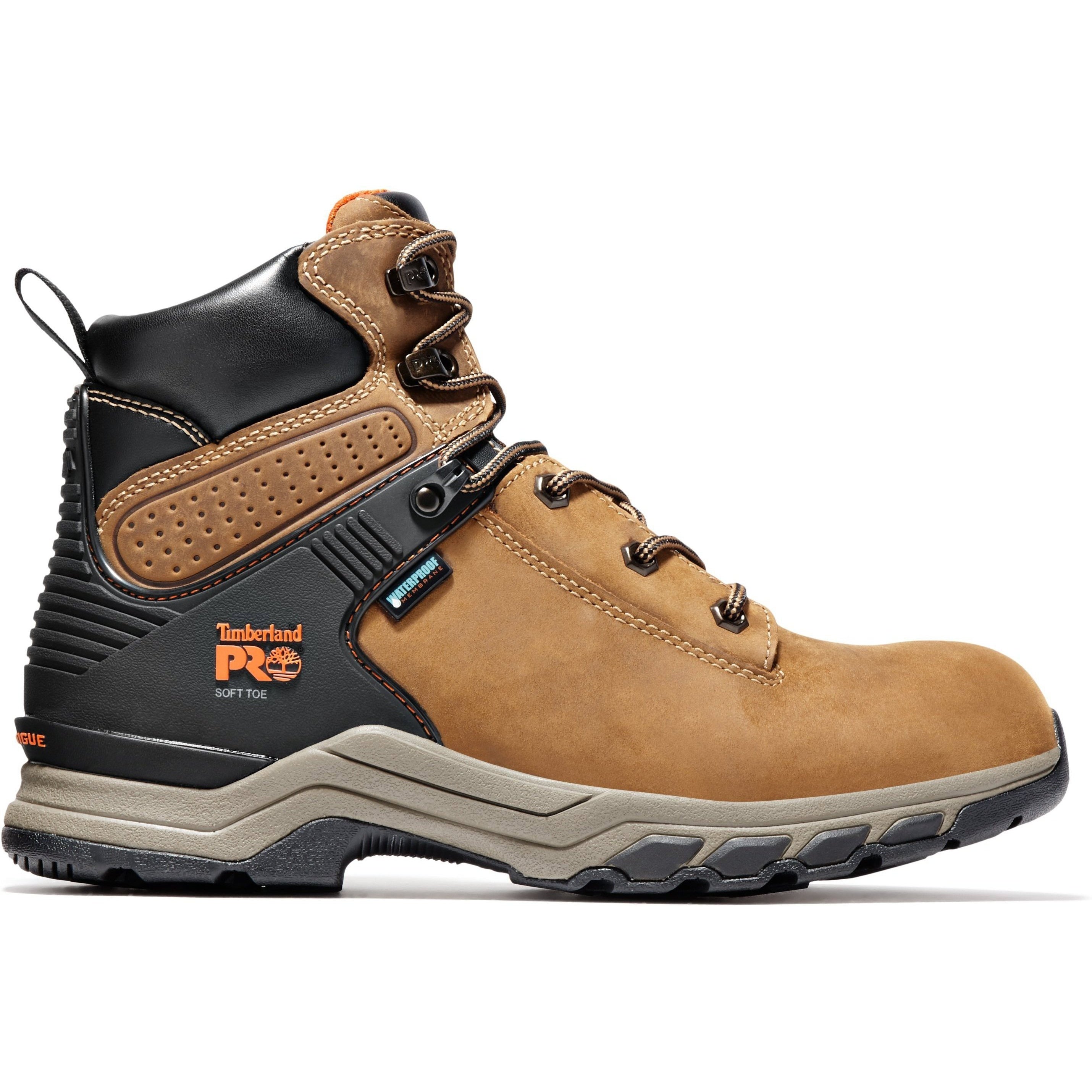 Timberland PRO Men's Hypercharge 6" WP Work Boot - Brown - TB1A1Q56214  - Overlook Boots