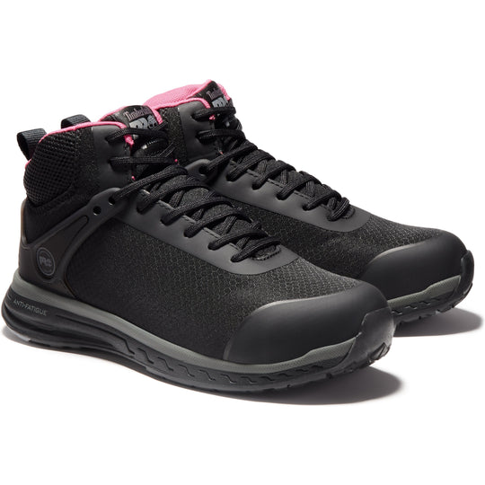 Timberland PRO Women's Drivetrain Composite Toe Work Shoe Black TB1A1Z4P001 5.5 / Medium / Black - Overlook Boots