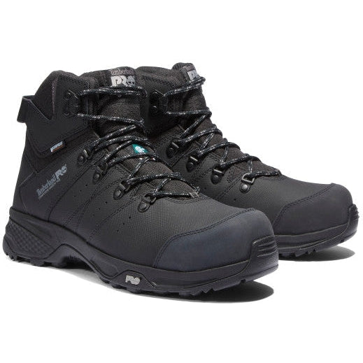 Timberland Pro Men's Switchback Composite Toe CSA Waterproof Hiker Work Boot TB1A2CB8001 15.0 / Medium / Black - Overlook Boots