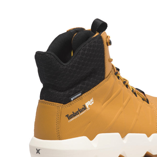 Timberland Pro Men's Morphix 6" Comp Toe WP Work Boot - Wheat TB1A5QZE231  - Overlook Boots