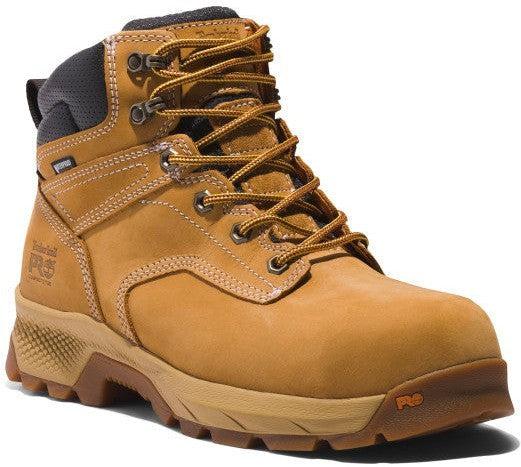 Timberland Pro Men's Titan Evolution 6" Waterproof Composite Toe Work Boot Wheat - TB1A5Q82231 - Overlook Boots