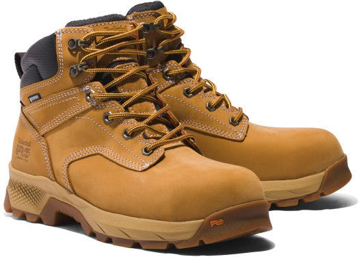 Timberland Pro Men's Titan Evolution 6" Waterproof Composite Toe Work Boot Wheat - TB1A5Q82231 - Overlook Boots