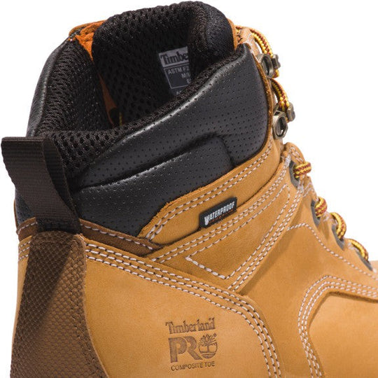 Timberland Pro Men's Titan Evolution 6" Waterproof Composite Toe Work Boot Wheat - TB1A5Q82231 - Overlook Boots
