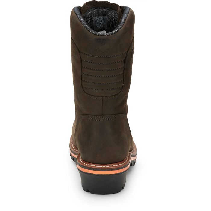 Chippewa Men's Thunderstruck 10" 400G Nano Composite Toe Work Boot Brown- TH1031 - Overlook Boots