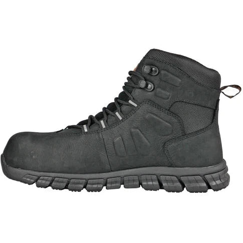 Hoss Men's Tikaboo UL Composite Toe Waterproof Slip Resistant Work Boot - Black 60177 - Overlook Boots