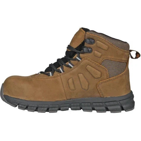 Hoss Men's Tikaboo UL Composite Toe Waterproof Slip Resistant Work Boot - Brown 60406  - Overlook Boots