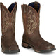 Tony Lama Men's Anchor 11' Composite Toe Waterproof Western Work Boot -Brown- TW3415 - Overlook Boots