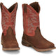 Tony Lama Men's Roustabout 11' Steel Toe Waterproof Western Work Boot -Brown- TW5007 - Overlook Boots