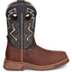Tony Lama Men's Force 11" Wide Square Composite Toe Waterproof Western Work Boot -Brown- TW3402 - Overlook Boots