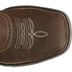 Tony Lama Men's Junction 11' Square Toe Waterproof Western Work Boot -Brown- RR3351 - Overlook Boots