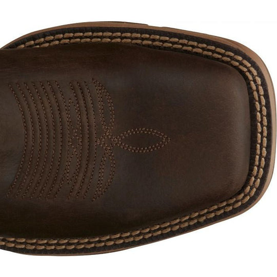 Tony Lama Men's Bartlett 11" Steel Toe Waterproof Western Work Boot -Brown- RR3360 - Overlook Boots