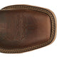 Tony Lama Men's Rasp 11" Square Toe Waterproof Western Work Boot- Brown- RR3364 - Overlook Boots