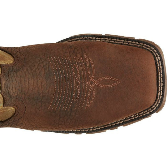 Tony Lama Men's Roustabout 11' Steel Toe Waterproof Western Work Boot -Brown- TW5006 - Overlook Boots