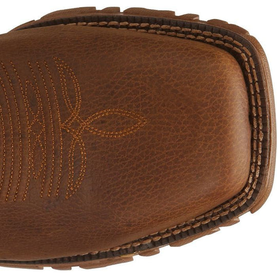 Tony Lama Men's Roustabout 11' Steel Toe Waterproof Western Work Boot -Brown- TW5010 - Overlook Boots