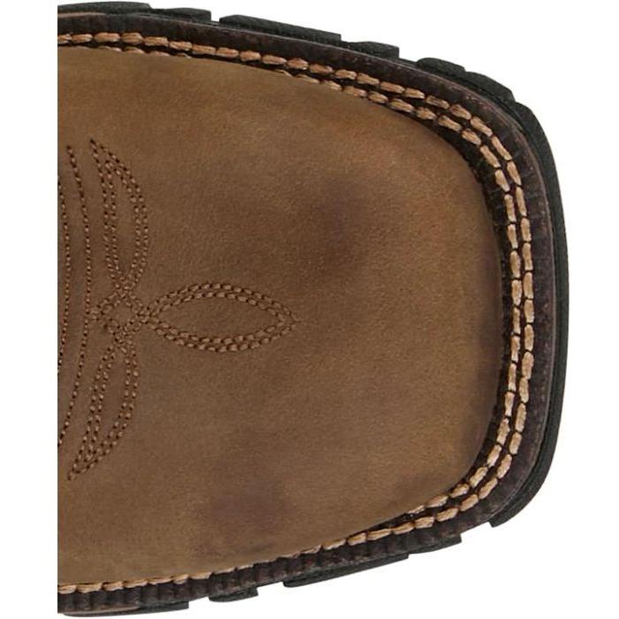 Tony Lama Men's Roustabout 11" Square Toe Waterproof Work Boot- Tan- TW5021 - Overlook Boots