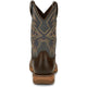 Tony Lama Men's Bartlett 11" Square Toe Waterproof Western Work Boot- Brown- RR3358 - Overlook Boots