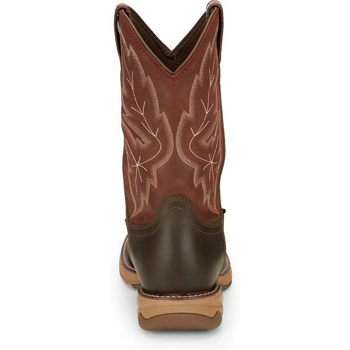 Tony Lama Men's 3R Junction Dusty Work Boot Square Toe - RR3351 10 EE US