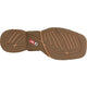 Tony Lama Men's Lopez 11" Steel Square Toe Waterproof Western Work Boot -Brown- RR3363  - Overlook Boots