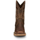 Tony Lama Men's Rasp 11" Square Toe Waterproof Western Work Boot- Brown- RR3364 - Overlook Boots