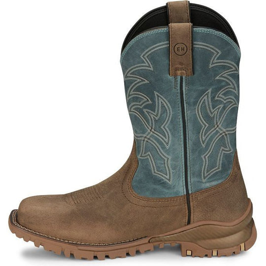 Tony Lama Men's Roustabout 11' Steel Toe Waterproof Western Work Boot -Tan- TW5008 - Overlook Boots