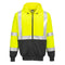 Portwest Hi-Vis Two-Tone Zipped Hoodie - Yellow/Black - UB315 2X-Large / Yellow/Black - Overlook Boots
