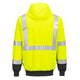Portwest Hi-Vis Two-Tone Zipped Hoodie - Yellow/Black - UB315 - Overlook Boots