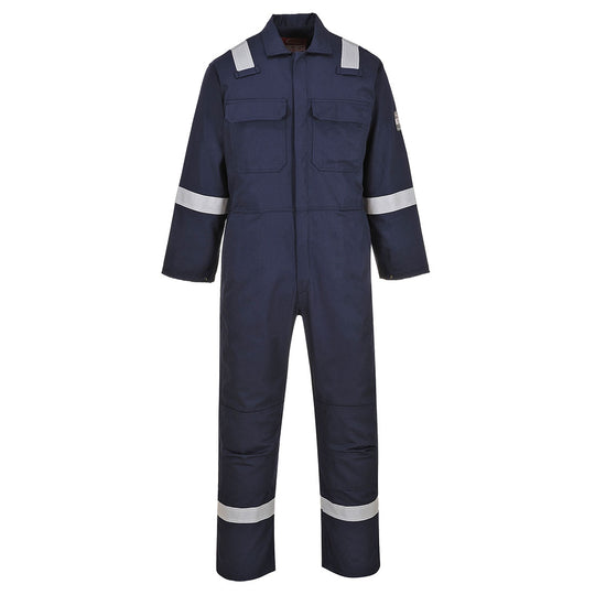 Portwest Bizweld Work Iona FR Coverall - Navy - UBIZ5 S - Overlook Boots