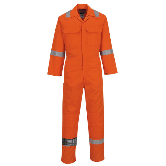 Portwest Bizweld Work Iona FR Coverall - Orange - UBIZ5 M - Overlook Boots
