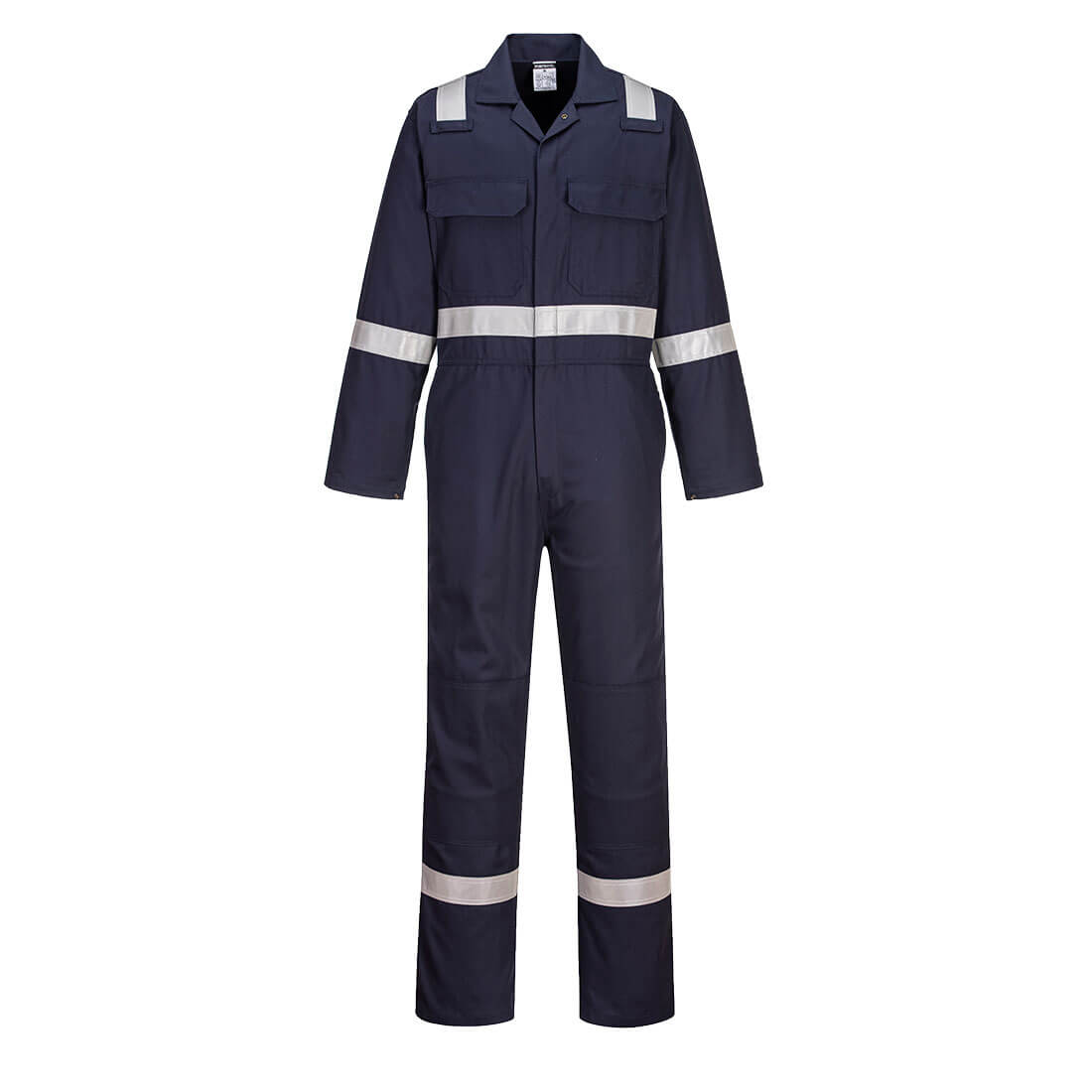 Portwest Bizweld Work Taped FR Coverall - Navy Nv T - UBIZ8 M - Overlook Boots