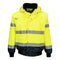 Portwest Hi-Vis 3-in-1 Contrast Bomber Jacket - Yellow/Navy - UC465 Medium / Yellow - Overlook Boots