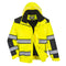 Portwest Hi-Vis 3-in-1 Contrast Winter Bomber Jacket - Yellow/Black - UC466 Small / Yellow - Overlook Boots