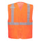 Portwest Economy Hi-Vis Mesh External Pocket Vest - Orange - 12 Pack - UC491 Small/Medium / Orange - Overlook Boots