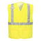 Portwest Economy Hi-Vis Mesh External Pocket Vest - Yellow - 12 Pack - UC491 Small/Medium / Yellow - Overlook Boots