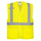 Portwest Economy Hi-Vis Band and Brace Vest - Yellow - 12 Pack - UC492 Small/Medium / Yellow - Overlook Boots