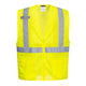 Portwest Economy Hi-Vis Band and Brace Zipped Vest - Yellow - 12 Pack - UC493 S - Overlook Boots