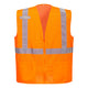Portwest Economy Hi-Vis Mesh External Pocket Vest - Orange - 12 Pack - UC495 S - Overlook Boots