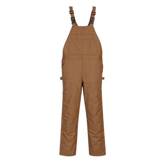 Portwest DuraDuck Flame Quilt Lined FR Bib Overall - Brown - UFR49 S - Overlook Boots