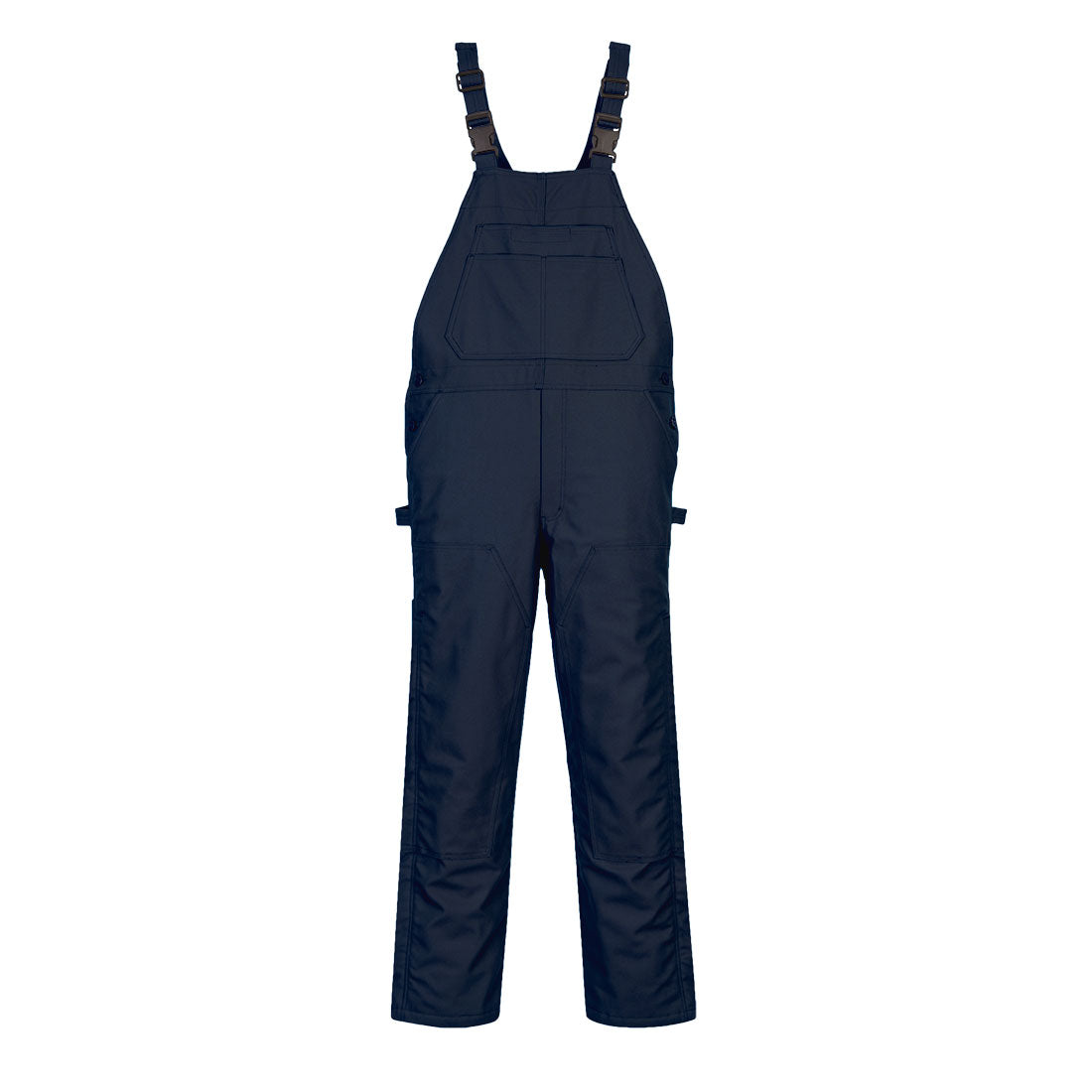 Portwest DuraDuck Flame Quilt Lined FR Bib Overall - Navy - UFR49 S - Overlook Boots
