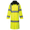 Portwest Hi-Vis Reversible Rain Coat 48" - Yellow/Black - UH447 X-Small / Yellow - Overlook Boots