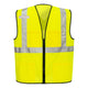 Portwest Tampa Hi-Vis Mesh X-Back Vest - Yellow - 12 Pack - US396 S - Overlook Boots