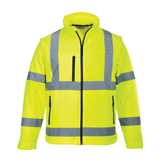 Portwest Hi-Vis 2-in-1 Softshell (3L) - Yellow - US428 S - Overlook Boots