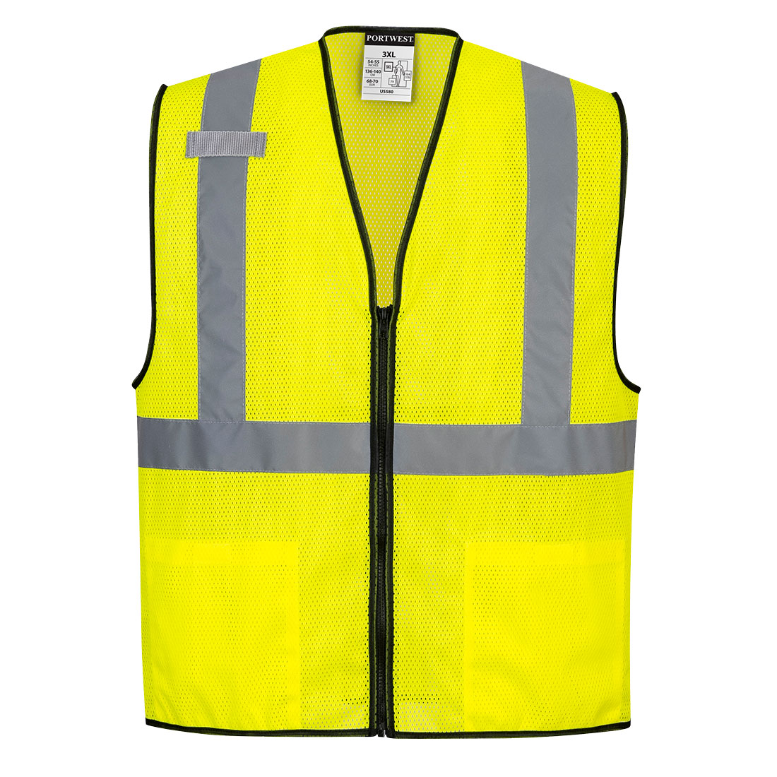 Portwest Alabama Hi-Vis Band and Brace Vest - Yellow - 12 Pack - US580 S - Overlook Boots