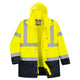 Portwest Hi-Vis 5-in-1 Contrast Executive Jacket - Yellow/Navy - US768 S - Overlook Boots