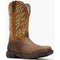 Rocky Men's Ironhawk 12" Square Toe Waterproof Western Work Boot - Brown - RKW0469 7 / Medium / Brown - Overlook Boots