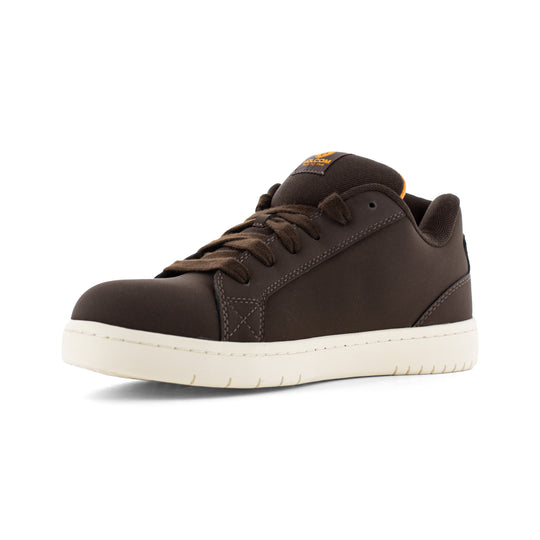 Volcom Men's Stone Op Art Composite Toe Skate Inspired Work Shoe - Brown - VM30507 - Overlook Boots