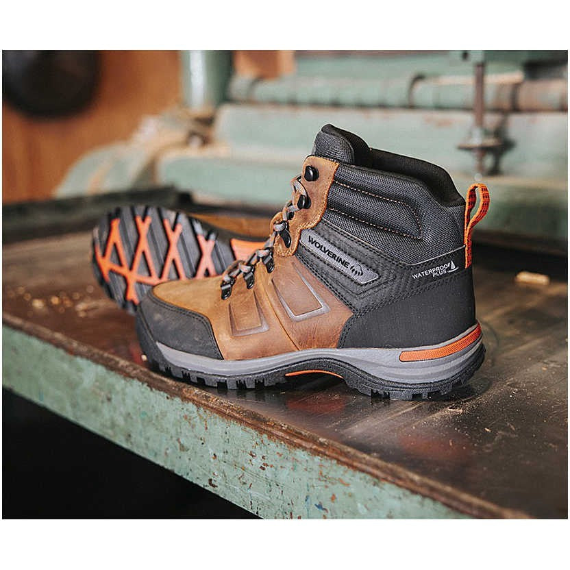 Wolverine Men's Chisel 6" Steel Toe WP Work Boot- Penny- W231044  - Overlook Boots