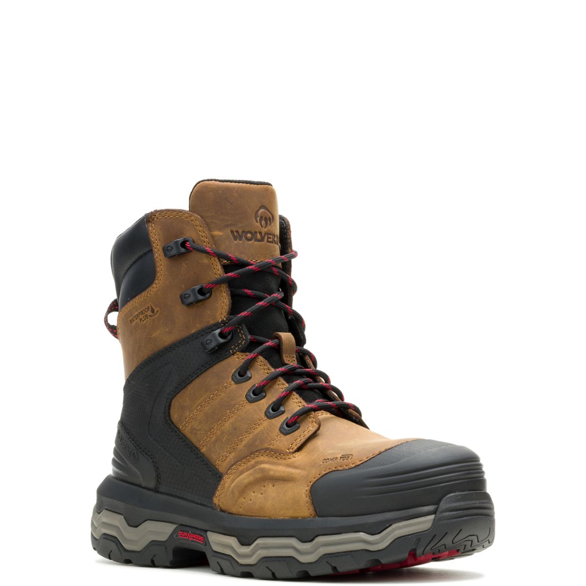 Wolverine Men's Alpha ft 8" Comp Toe Waterproof CarbonMax Work Boot - Tan - W251105 - Overlook Boots