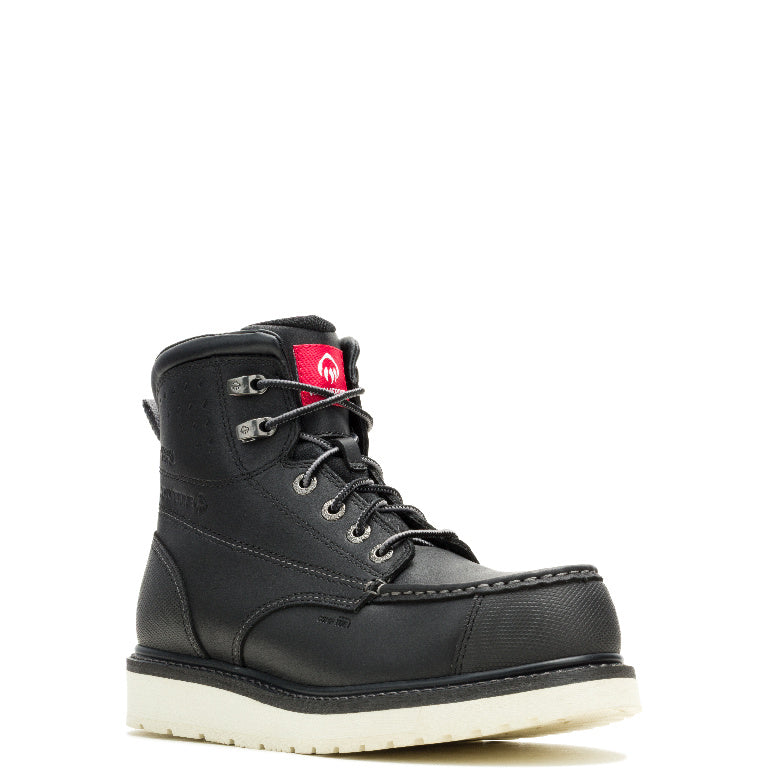 Wolverine Men's Loader II FT 6" HyperRest CarbonMAX Work Boot W261032 7.0 / Medium / Black - Overlook Boots