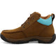Twisted X Women's All Round 4" Moc Toe Waterproof Laces Work Boot - Saddle - WAXW001 - Overlook Boots